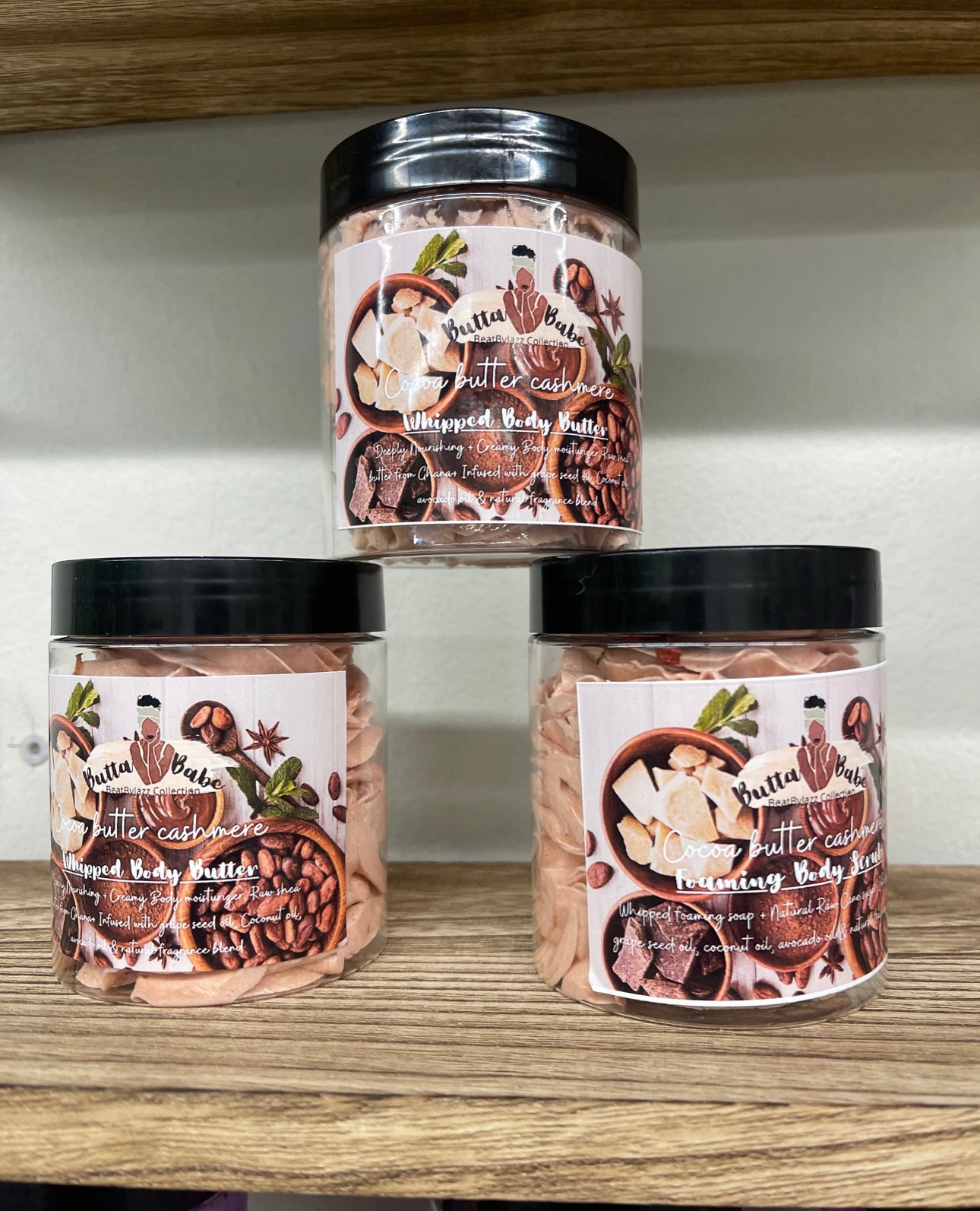 Coco Butter Cashmere Whipped Shea Body Butter (Large Jar)
