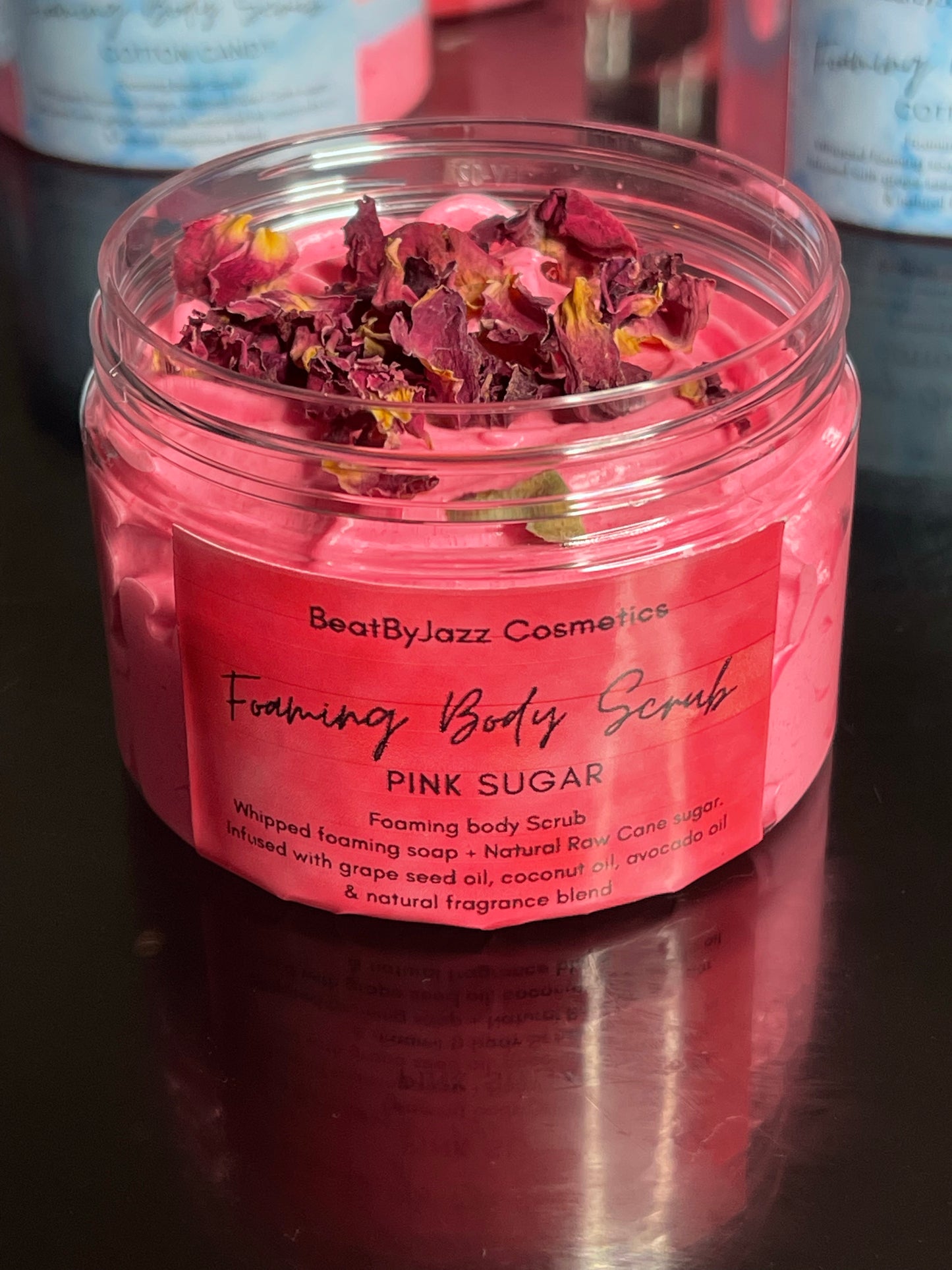 Pink sugar Whipped Foaming Scrub