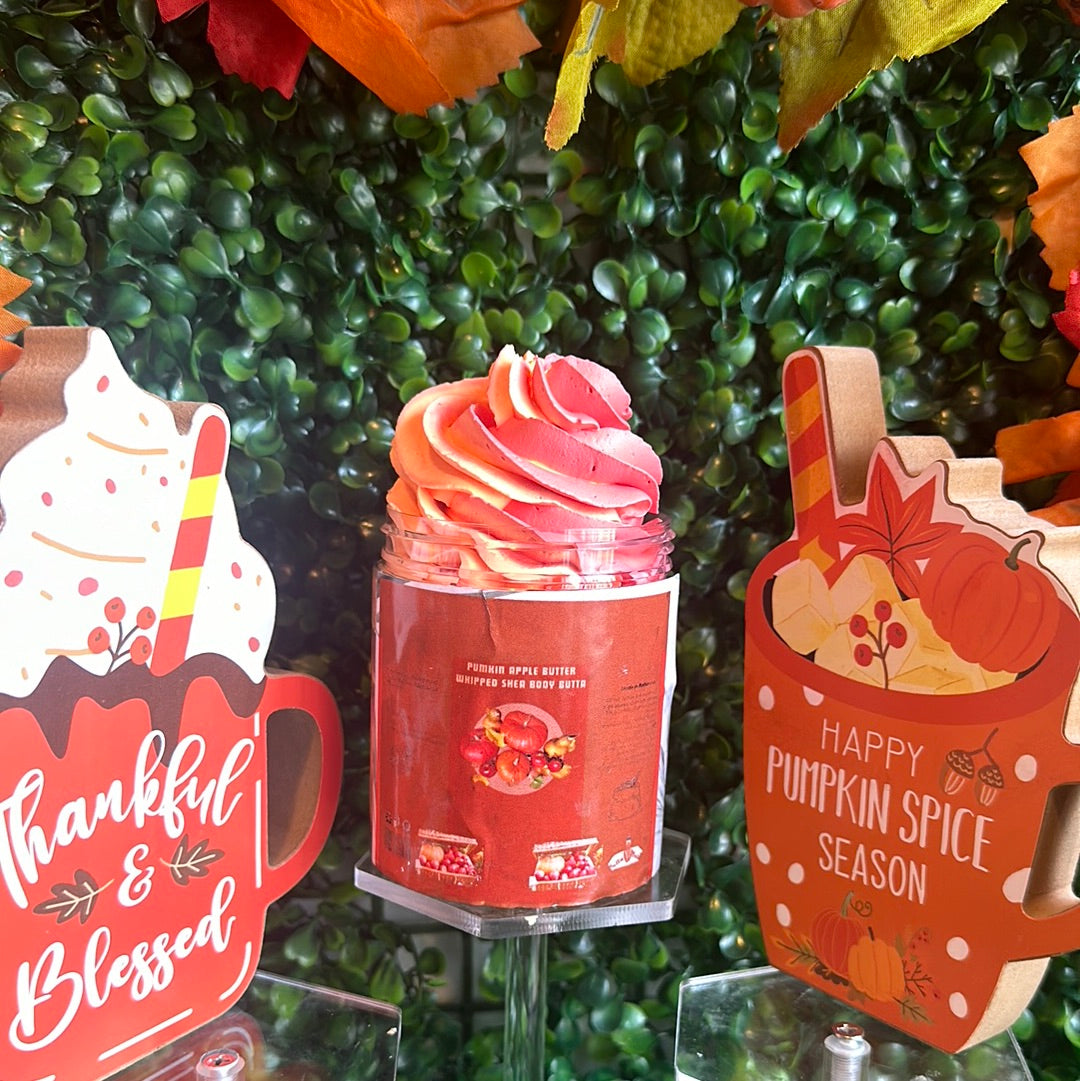 Pumpkin apple butter whipped shea Body Butta