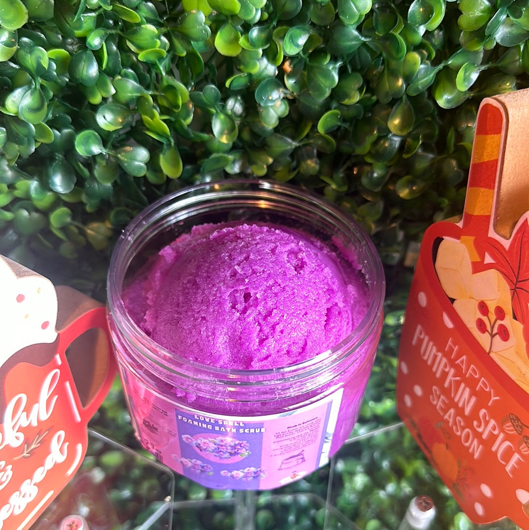 Love spell Foaming bath Scrub