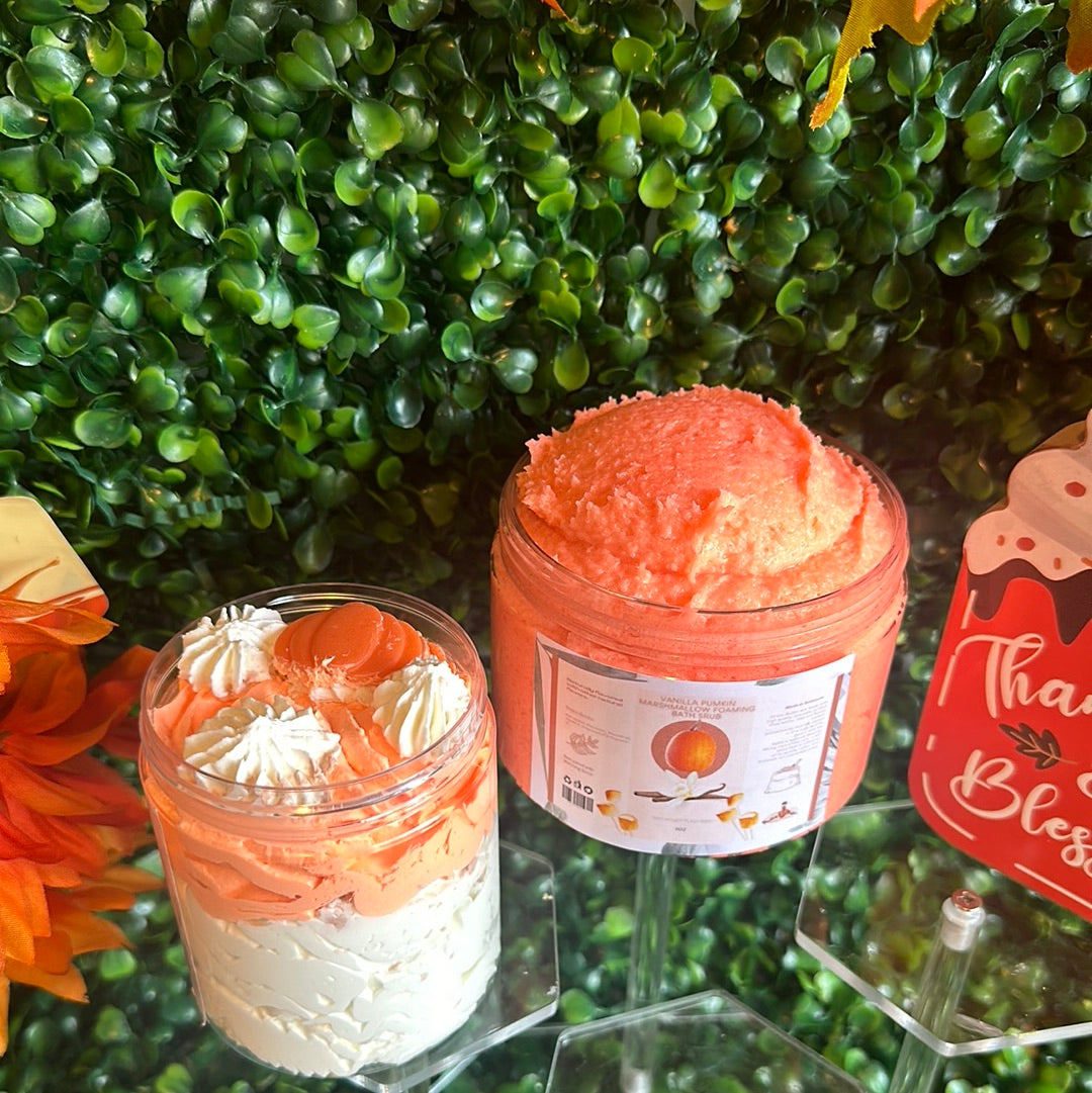 Vanilla, pumpkin marshmallow set