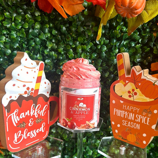Apple cinnamon whipped Shea body butter