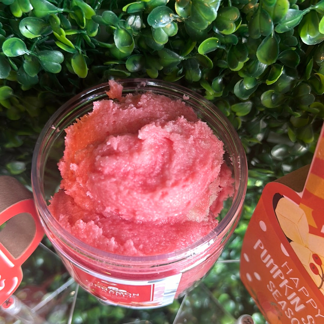 ￼ Apple Cinnamon Foaming Bath Scrub ￼