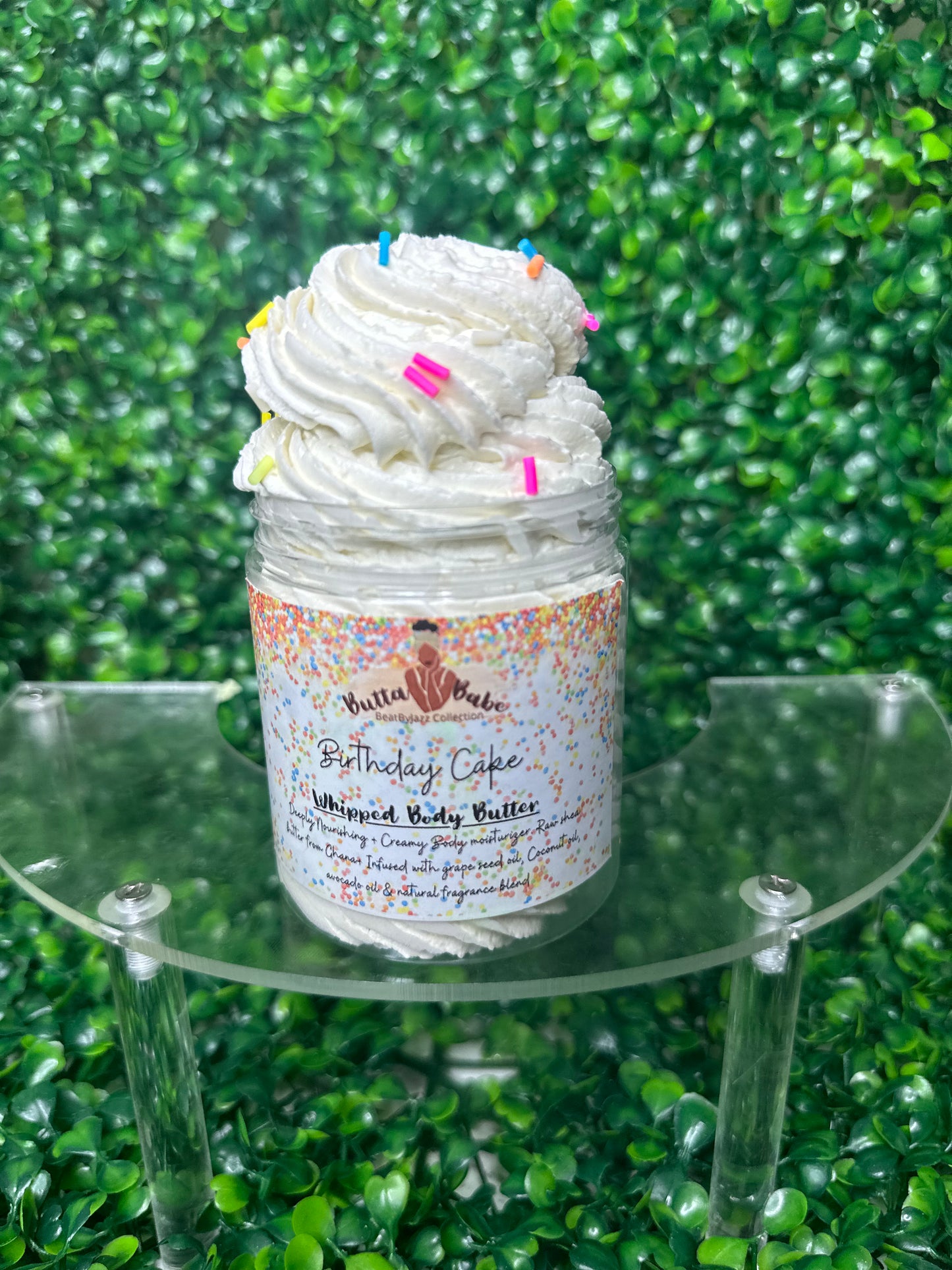 Birthday cake whipped body butter