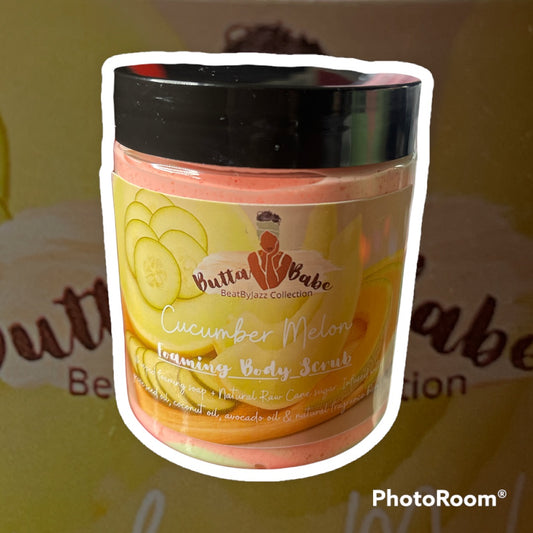 Cucumber Melon Whipped Foaming Body Scrub