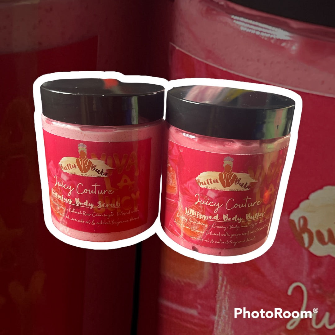 Viva La Juicy (Juicy Couture) Whipped Butter & Foaming Scrub Set