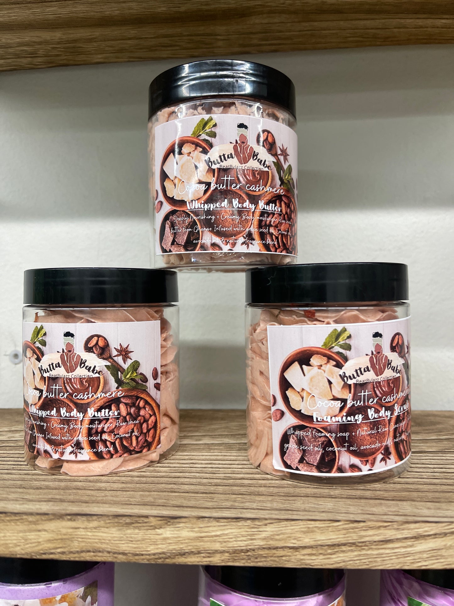 Cocoa butter cashmere whipped body butter